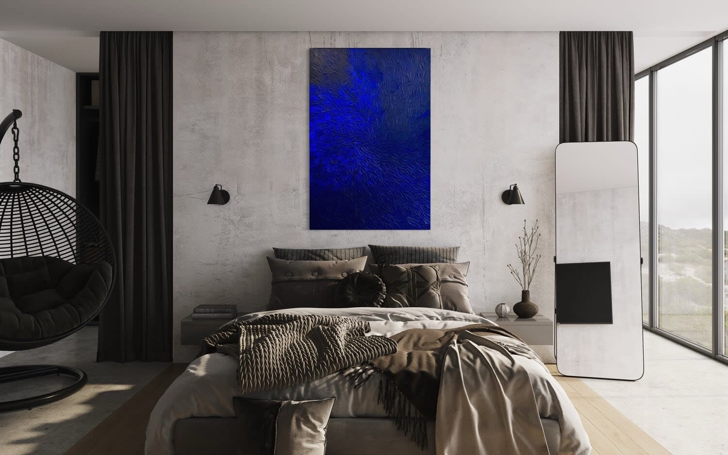 Olivier Messas, Vibration bleue, 2023