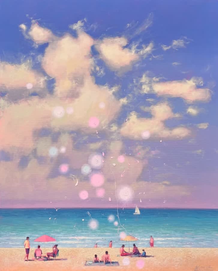 Andrii Kovalyk, Joyful Summer Day at Sea, 2024