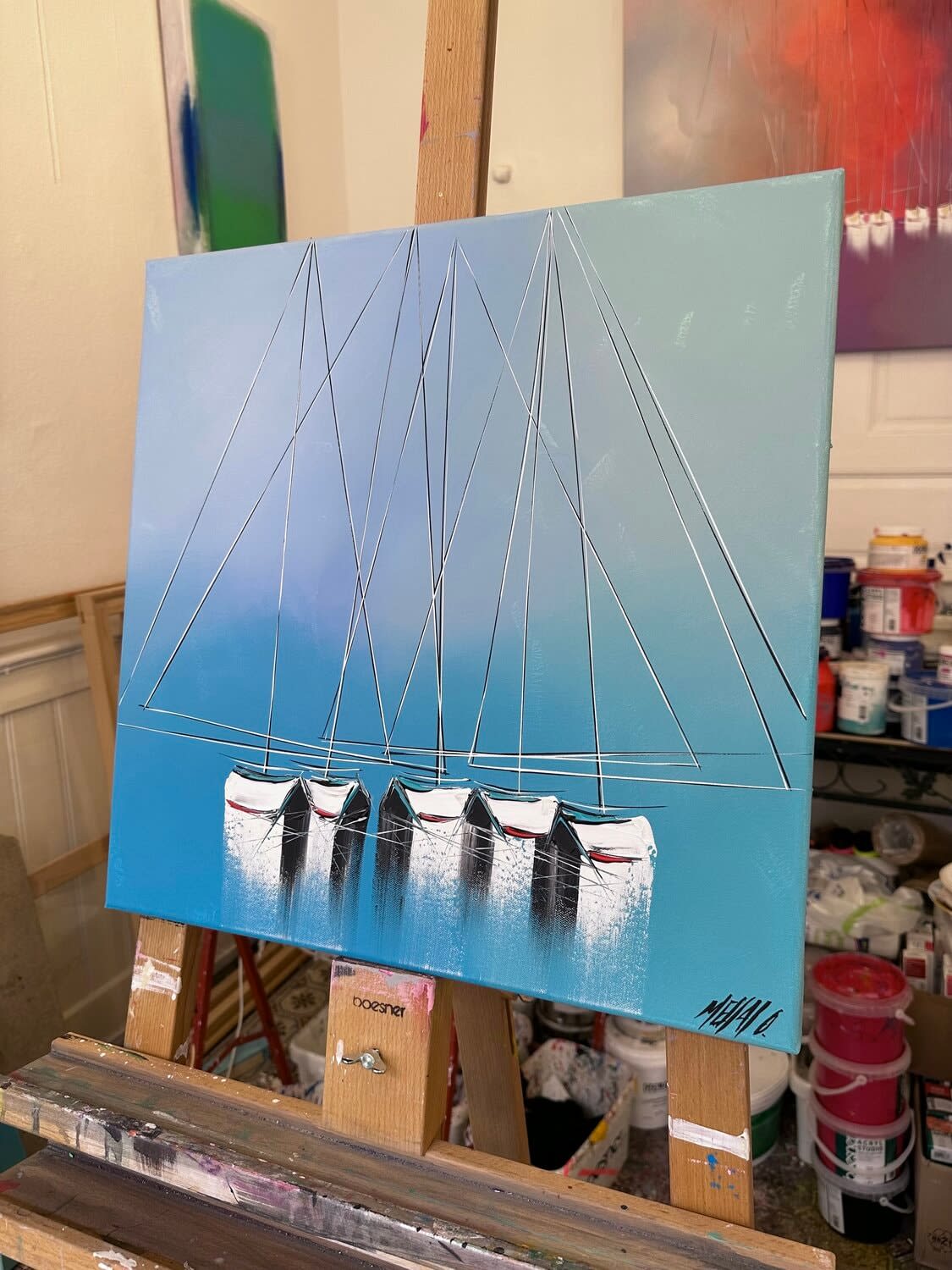 Olivier Messas, Les mâts du grand bleu, 2024