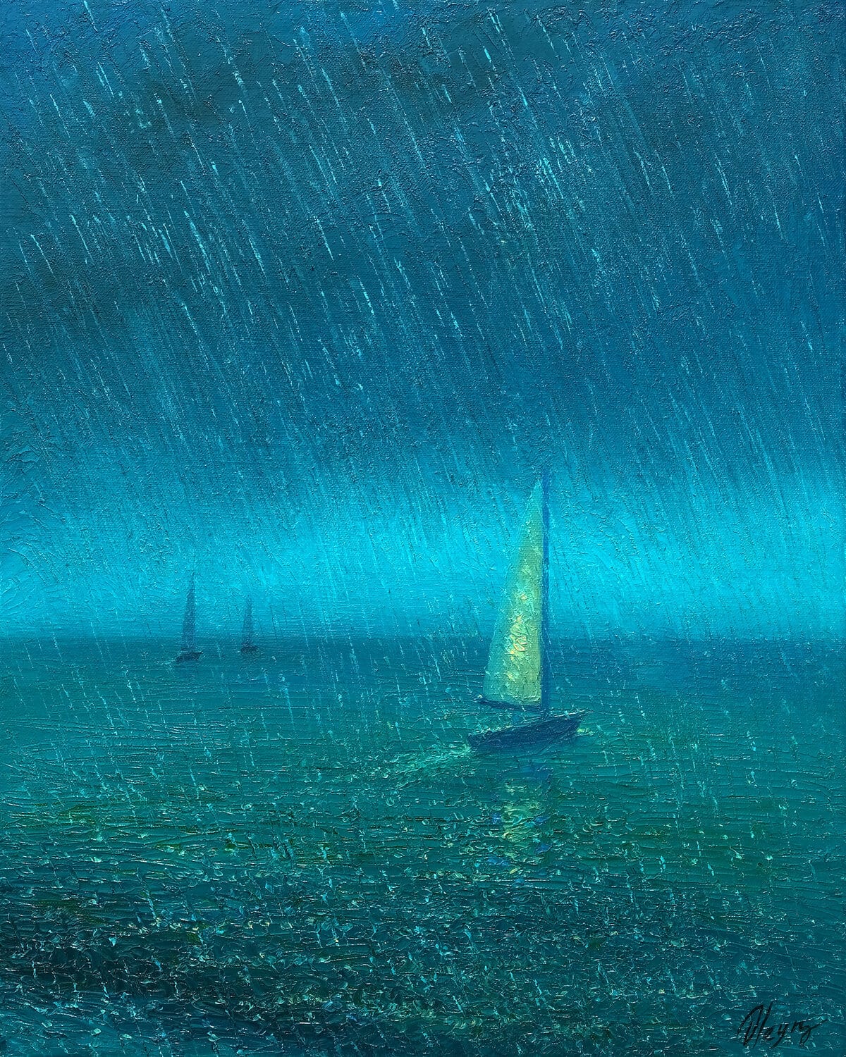 Dmitry Oleyn, Rain, 2024