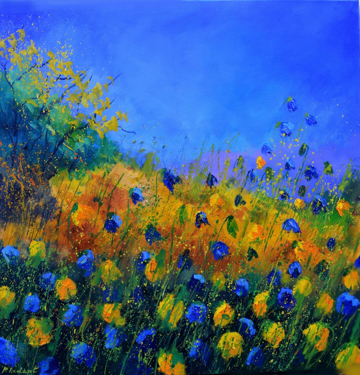 Pol Ledent, Meadow in yellow and blue