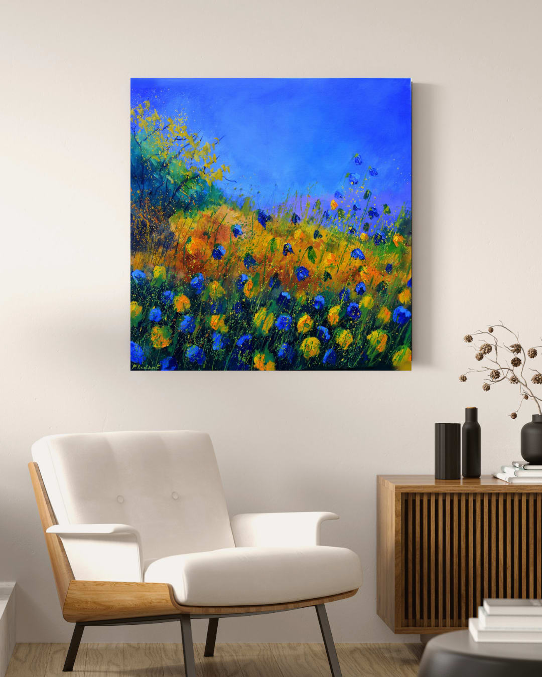 Pol Ledent, Meadow in yellow and blue