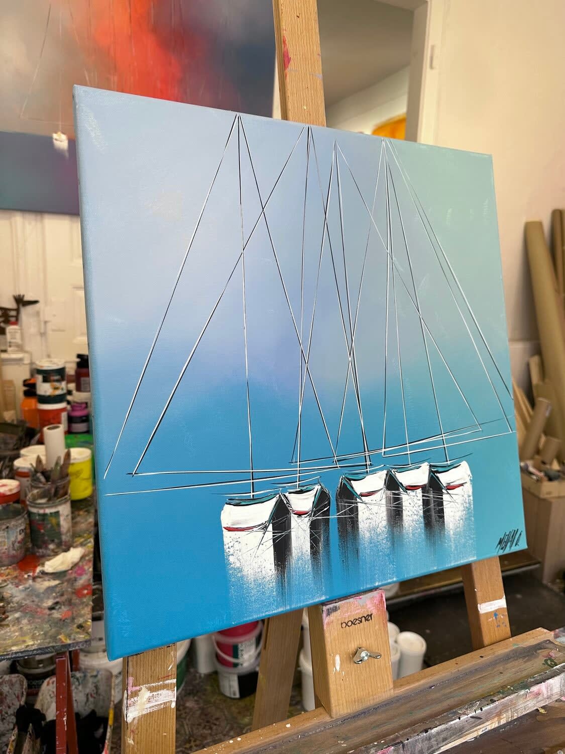 Olivier Messas, Les mâts du grand bleu, 2024