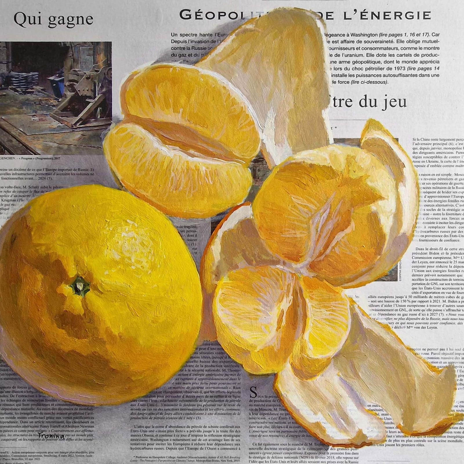 Elena Tronina, Oranges
