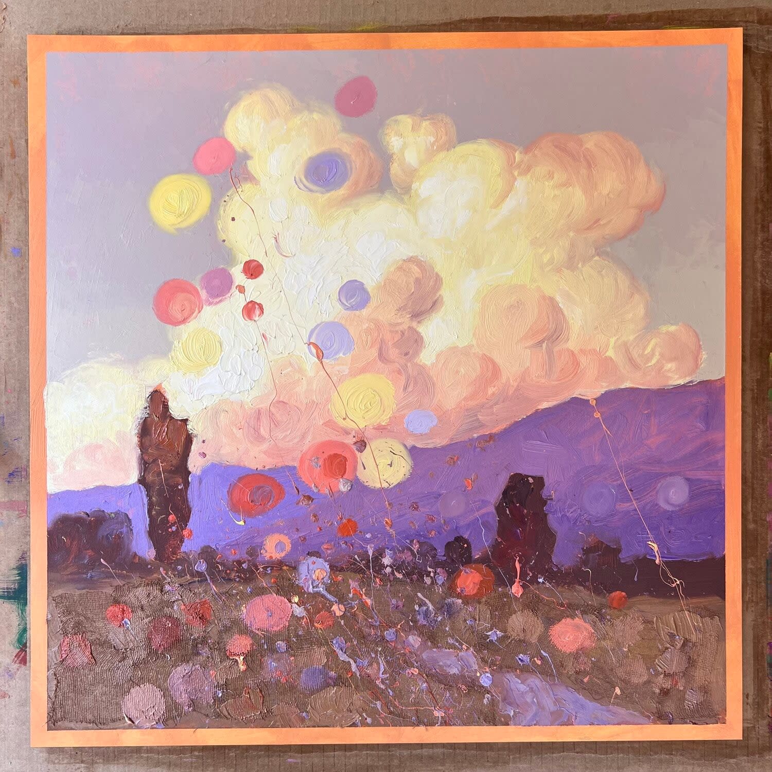 Andrii Kovalyk, Bright evening in the Carpathians Mountains, 2023