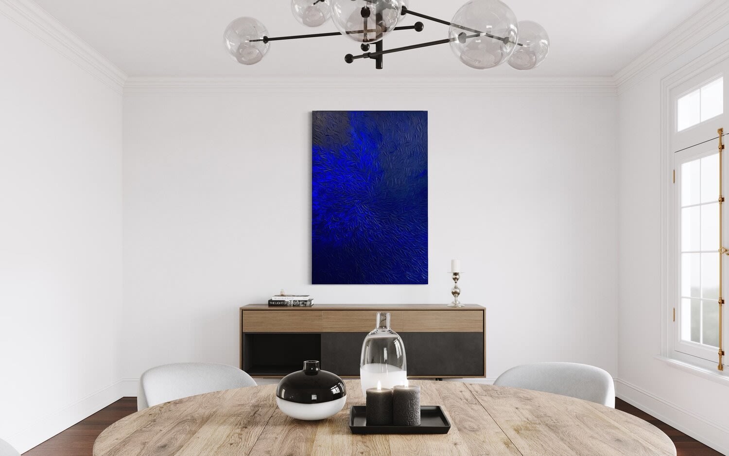 Olivier Messas, Vibration bleue, 2023