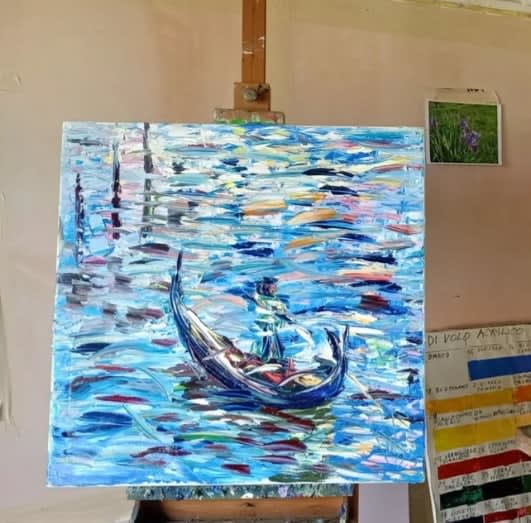 Antonino Puliafico, Riflessi in laguna, 2023