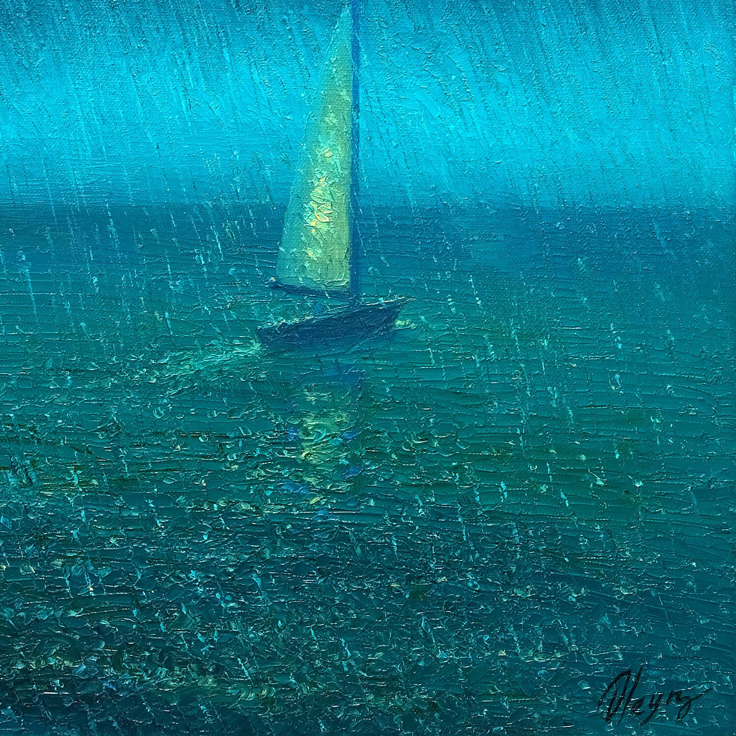 Dmitry Oleyn, Rain, 2024