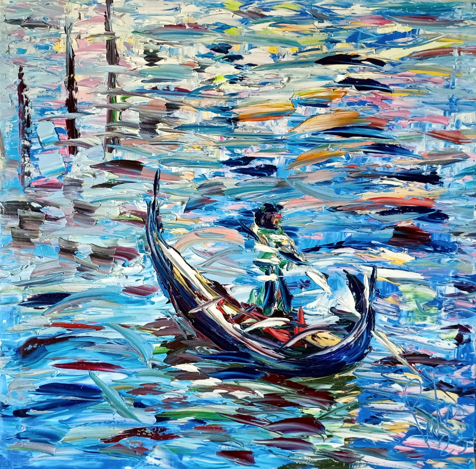 Antonino Puliafico, Riflessi in laguna, 2023