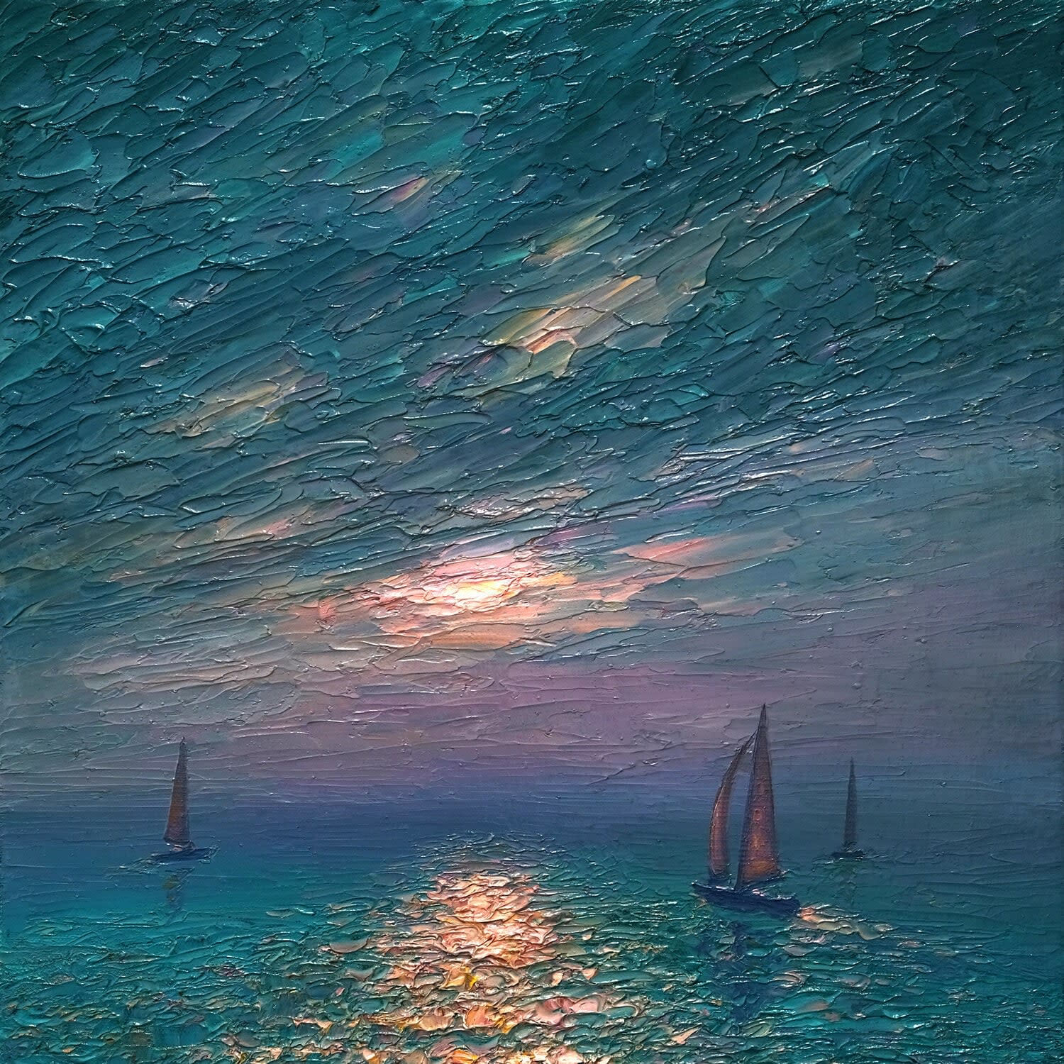 Dmitry Oleyn, Emerald Sea, 2024