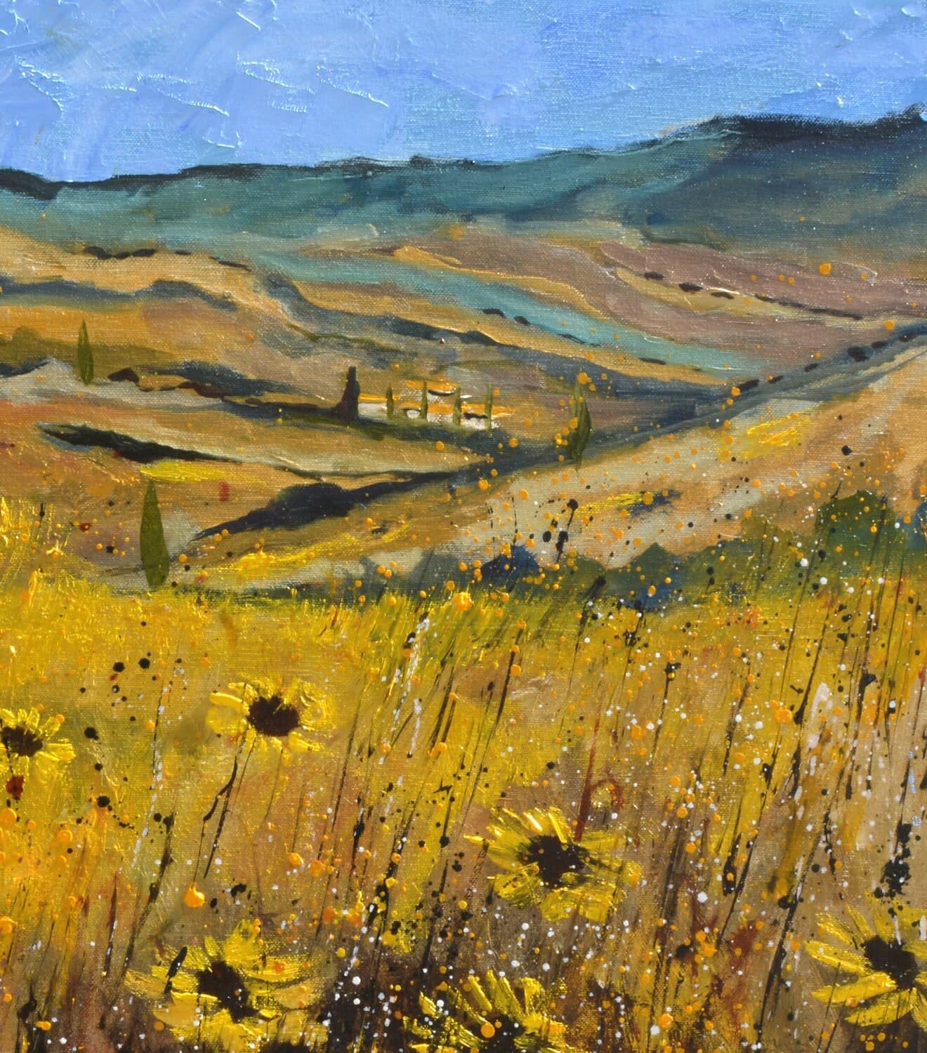 Pol Ledent, Sunflowers in Tuscany, 2024