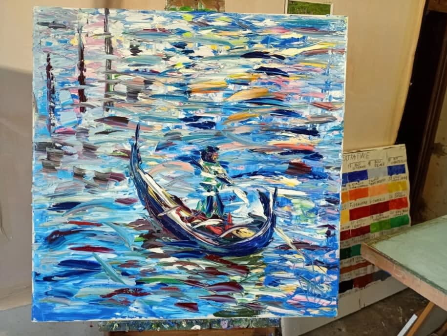 Antonino Puliafico, Riflessi in laguna, 2023