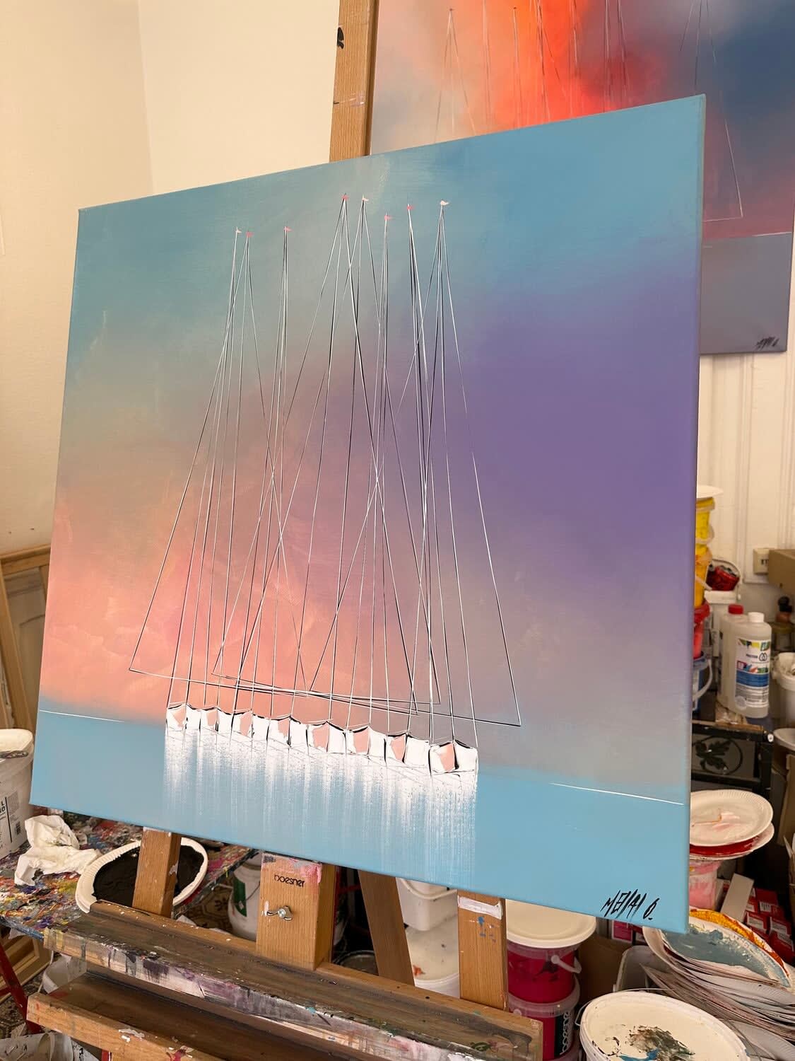 Olivier Messas, Reflets du matin, 2023