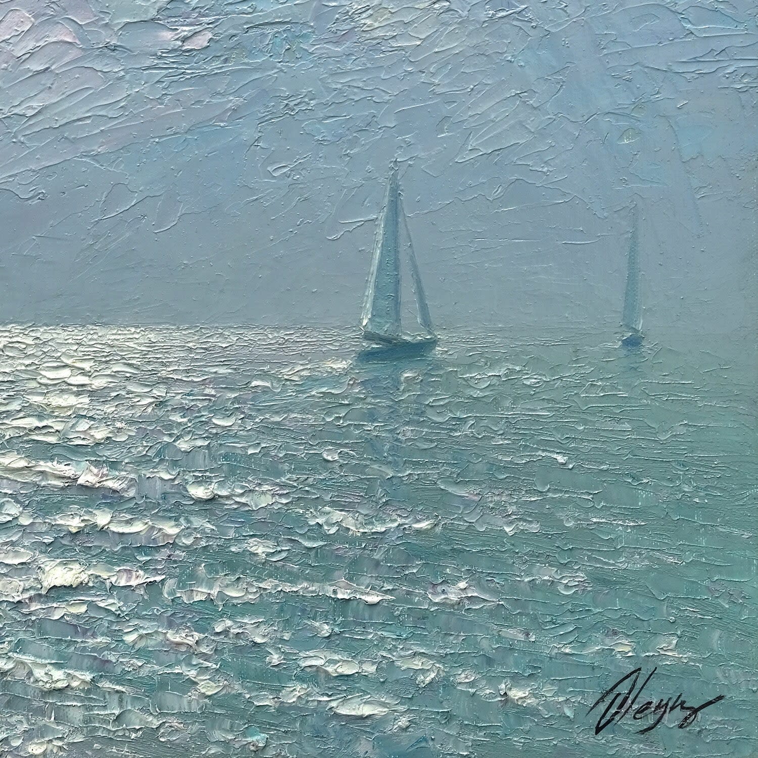Dmitry Oleyn, Silver Sea, 2023