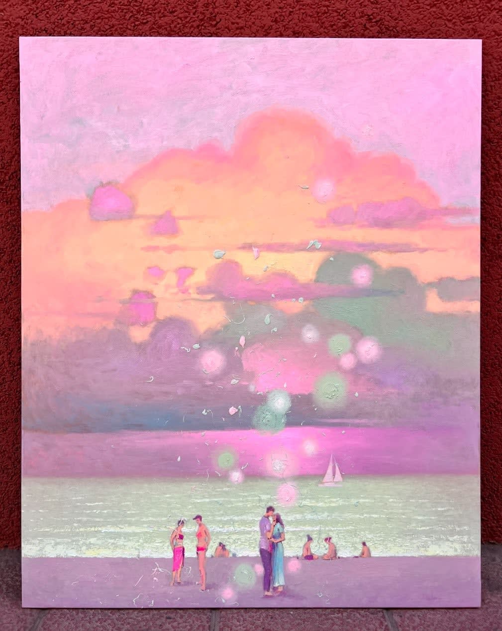 Andrii Kovalyk, Mysterious Romantic Evening by the Sea, 2024