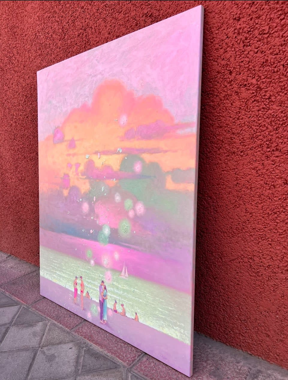 Andrii Kovalyk, Mysterious Romantic Evening by the Sea, 2024