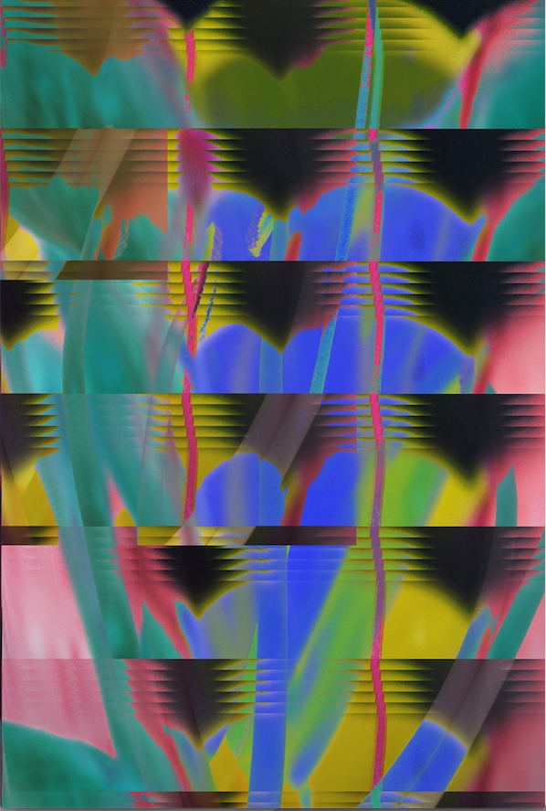 Namsa Leuba, Fleur II from the series "illusion" made in Tahiti , 2019