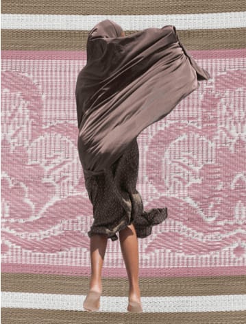 Medina Dugger, Veil in Chestnut from the series ENSHROUD, 2018