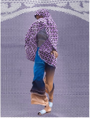 Medina Dugger, Veil in Lavender Latticework from the series ENSHROUD, 2018