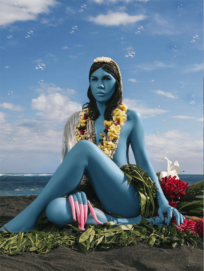 Namsa Leuba, La Déesse Hiti III from the series "illusion" made in Tahiti , 2019