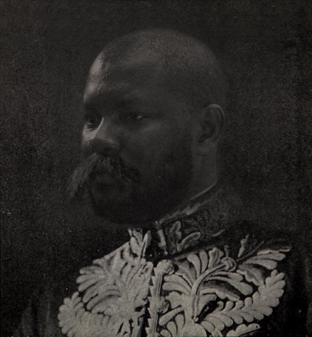 Abraham Oghobase, Colonial Self-Portrait #3, 2017