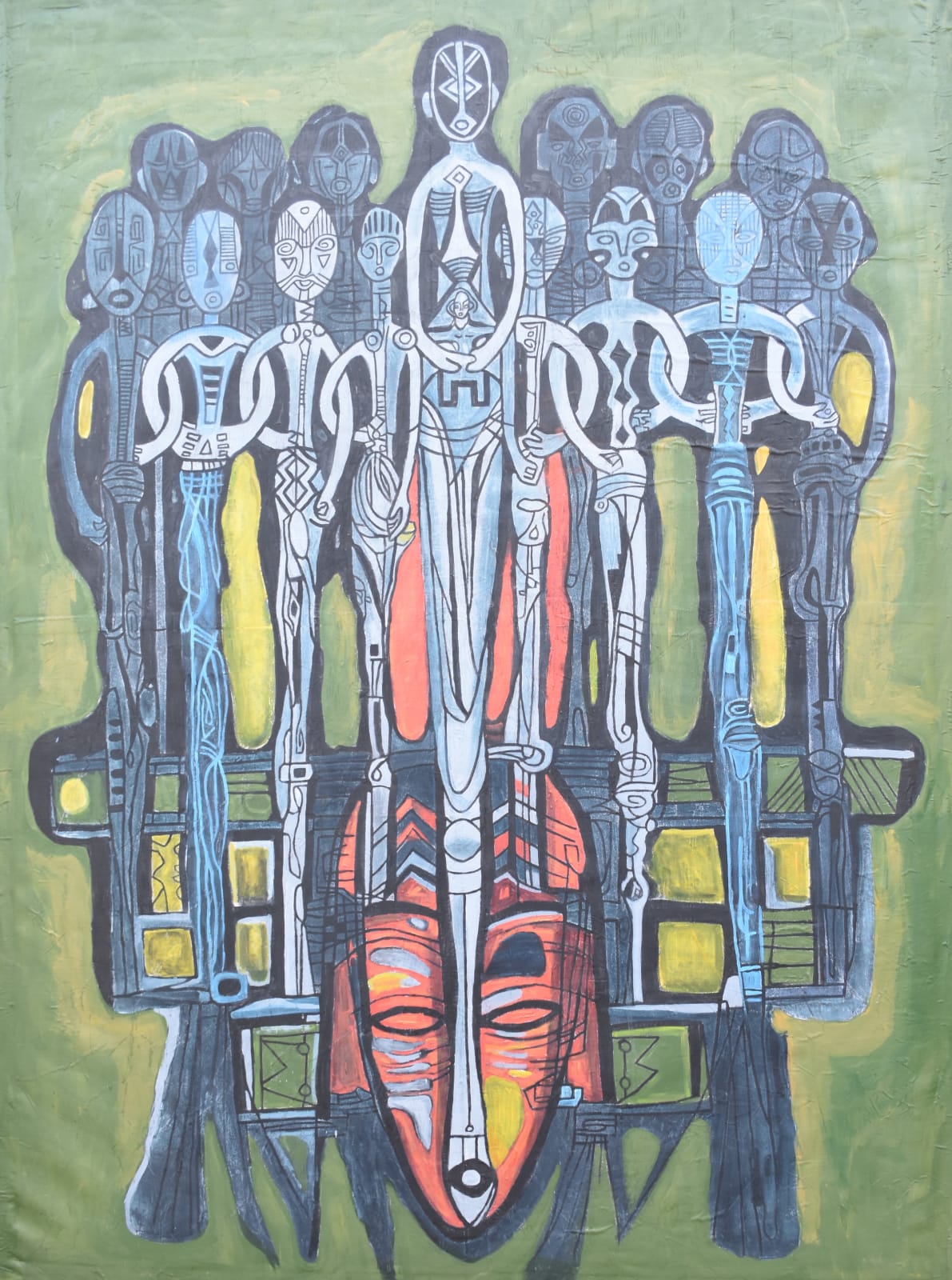 Bruce Onobrakpeya, Ekugbe, 1994/2019