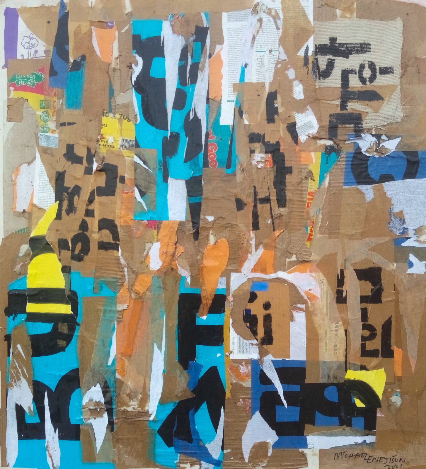 Michael Enejison, Triumph of memory III, 2021