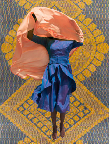 Medina Dugger, Veil in Peach from the series ENSHROUD, 2018