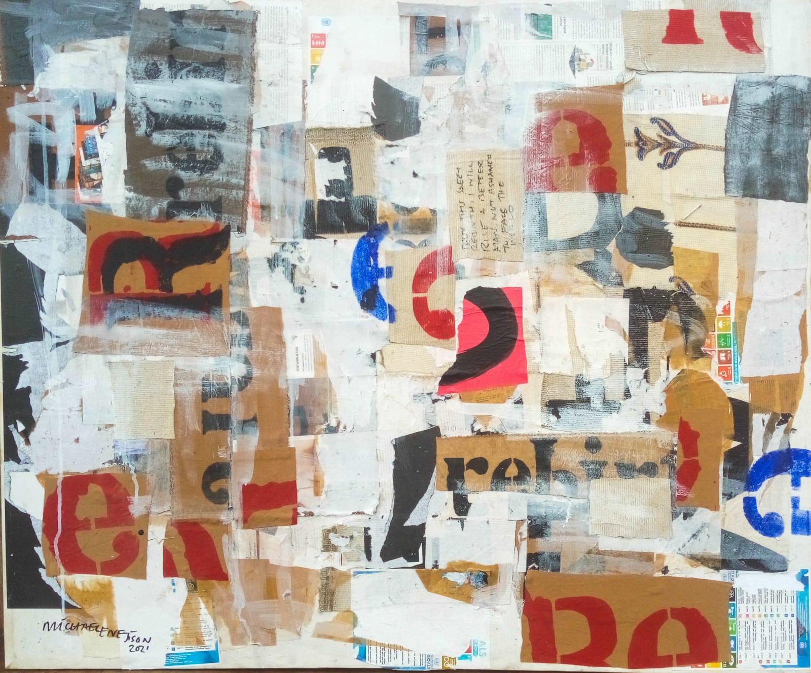 Michael Enejison, Rebirth I, 2021