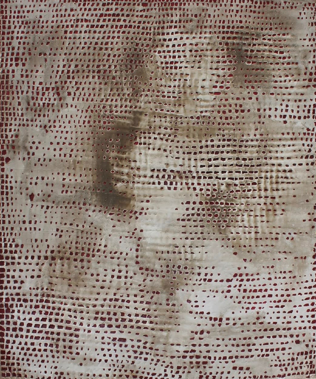 Adalina Coromines, Vermelles Sobre Beig, 2018