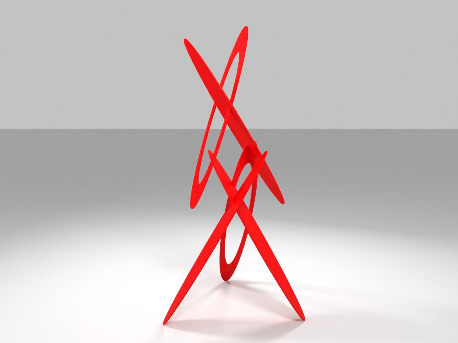 Amalie Jakobsen, Ocsulating Orbit VII (red), 2025