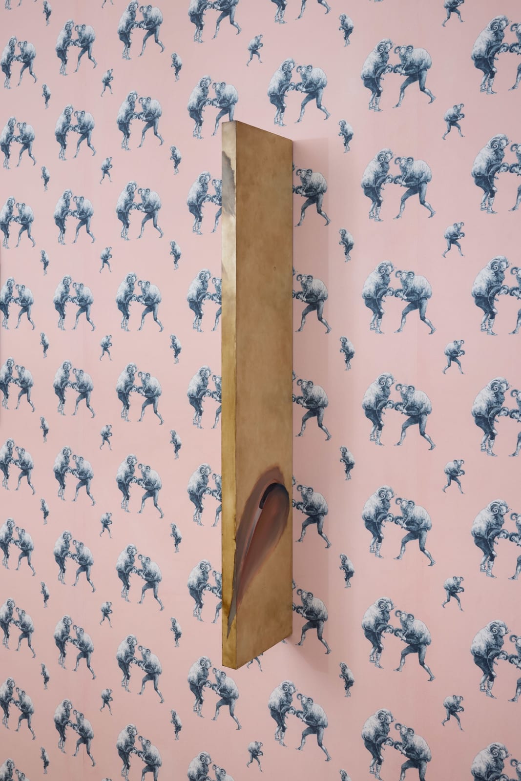Saule Dyussenbina, Athletic ornament (Series Wallpaper Kazakh Funny Games), 2017