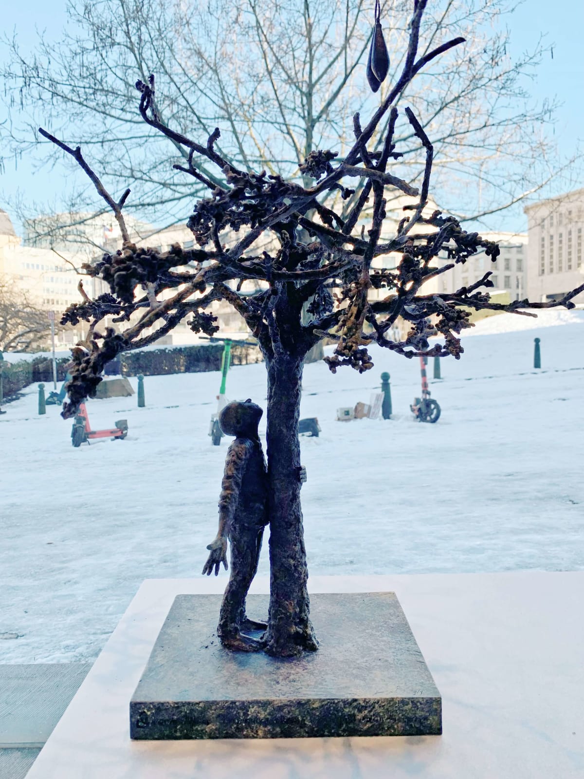 Lieven d'Haese, Conversation with a tree after a night out in spring, 2024