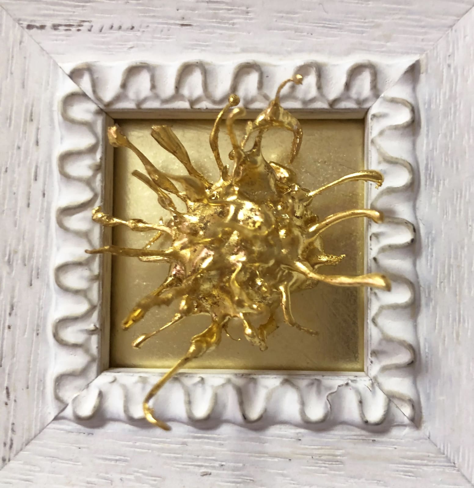 unknown seed 5 unknown power resin art gold leaf japanese art abstract painting abstract art mixed media Art Yi gallery Brussels Art gallery