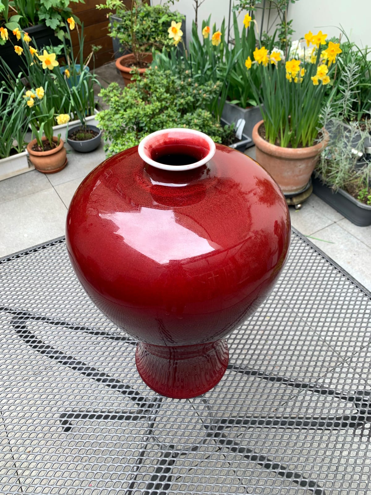 TSAI Hsiao-fang 蔡晓芳, Ox Blood Langyao Red Glazed