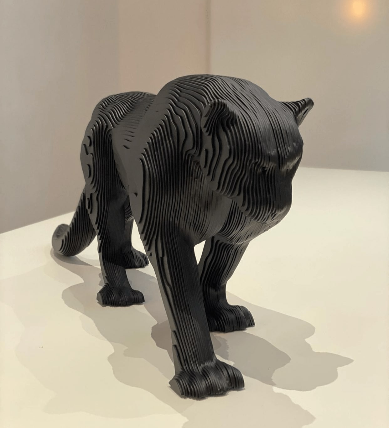 Leone lion sculpture contemporaine animalière art de Jean-Paul KALA