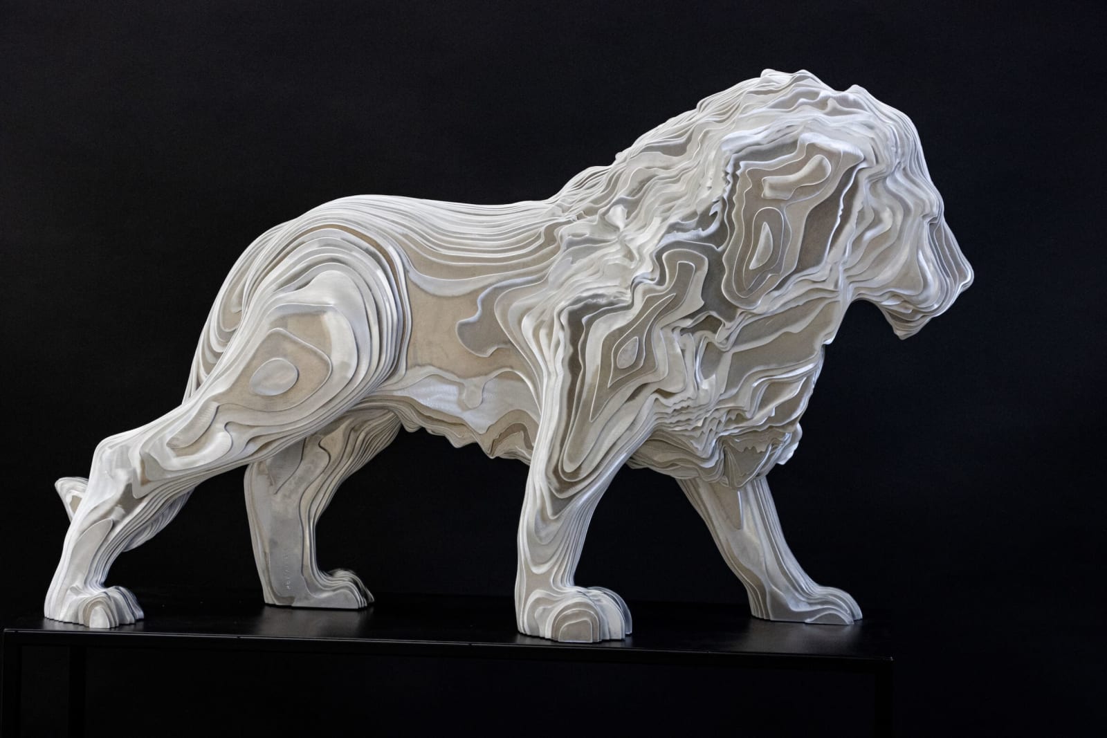 REX leeuw dier hedendaagse sculptuur tuin sculptuur kunst metaal van Jean-Paul KALA