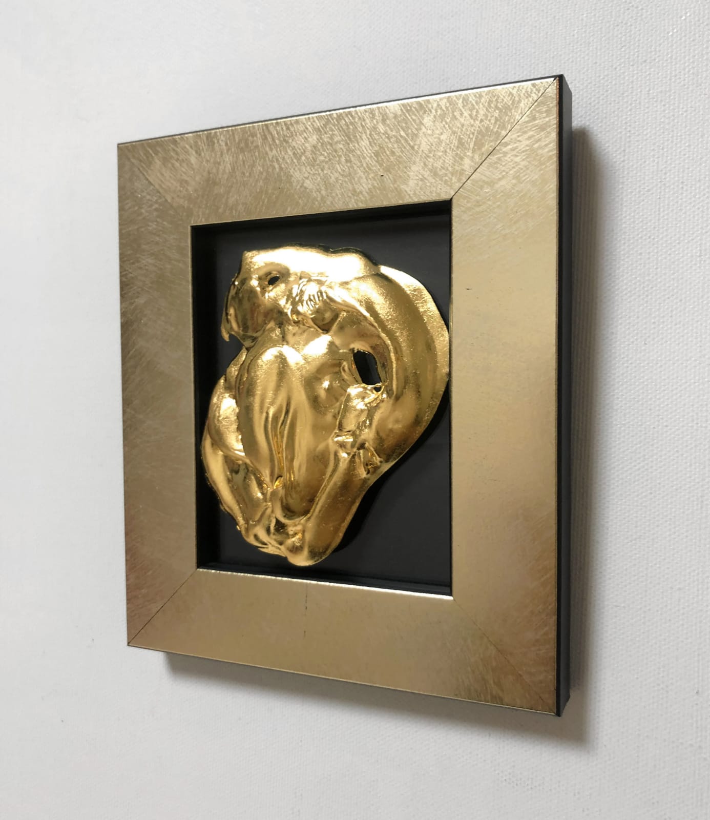 Indication graine inconnue 5 puissance inconnue résine art feuille d'or art japonais peinture abstraite art abstrait techniques mixtes Galerie Art Yi Galerie d'art de Bruxelles