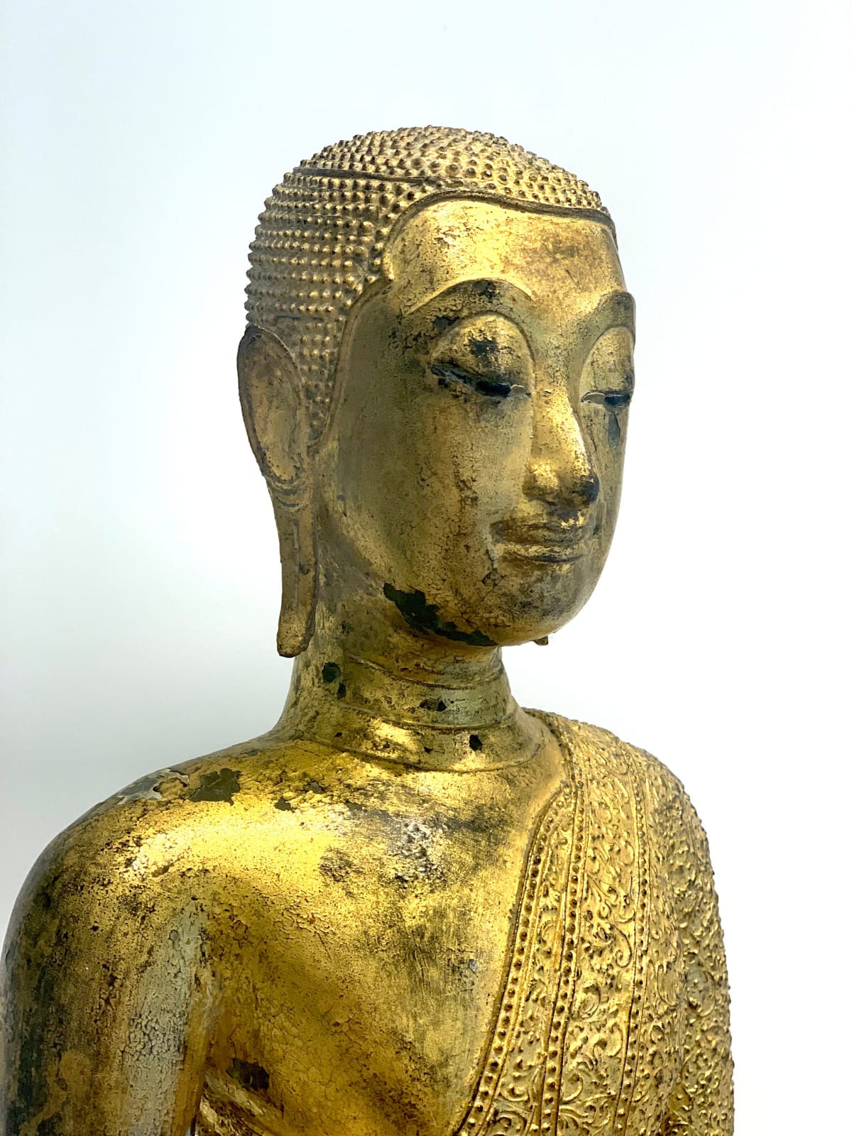 Bangkok Boeddhabeeld Ratanakosin Thailand Boeddha Aziatische Antiquea Gouden Boeddha Bronzen Boeddha art yi brusselse kunstgalerij