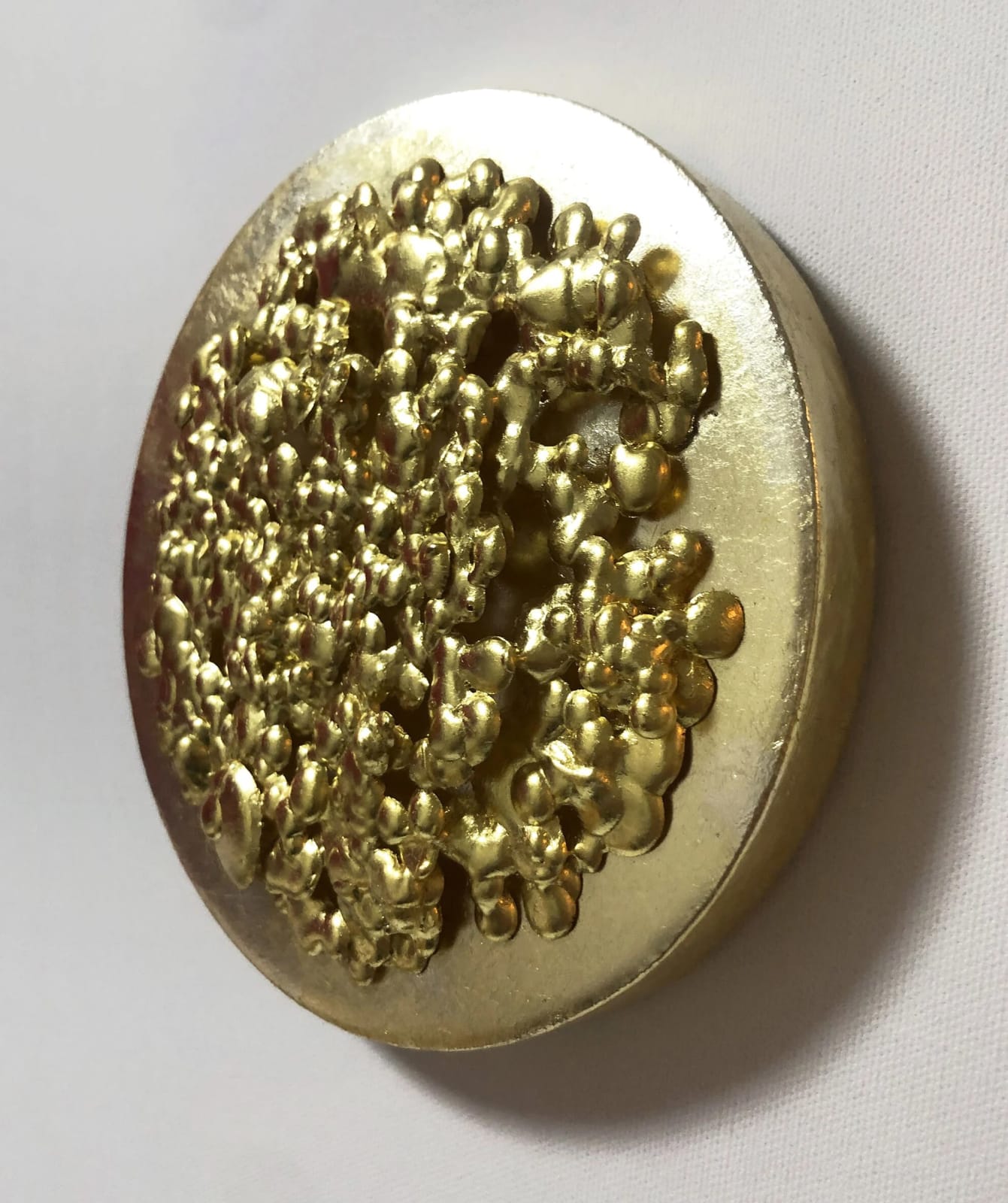 Sur mon honneur inconnu puissance résine art feuille d’or art japonais peinture abstraite art abstrait techniques mixtes Galerie Art Yi Galerie d'art de Bruxelles