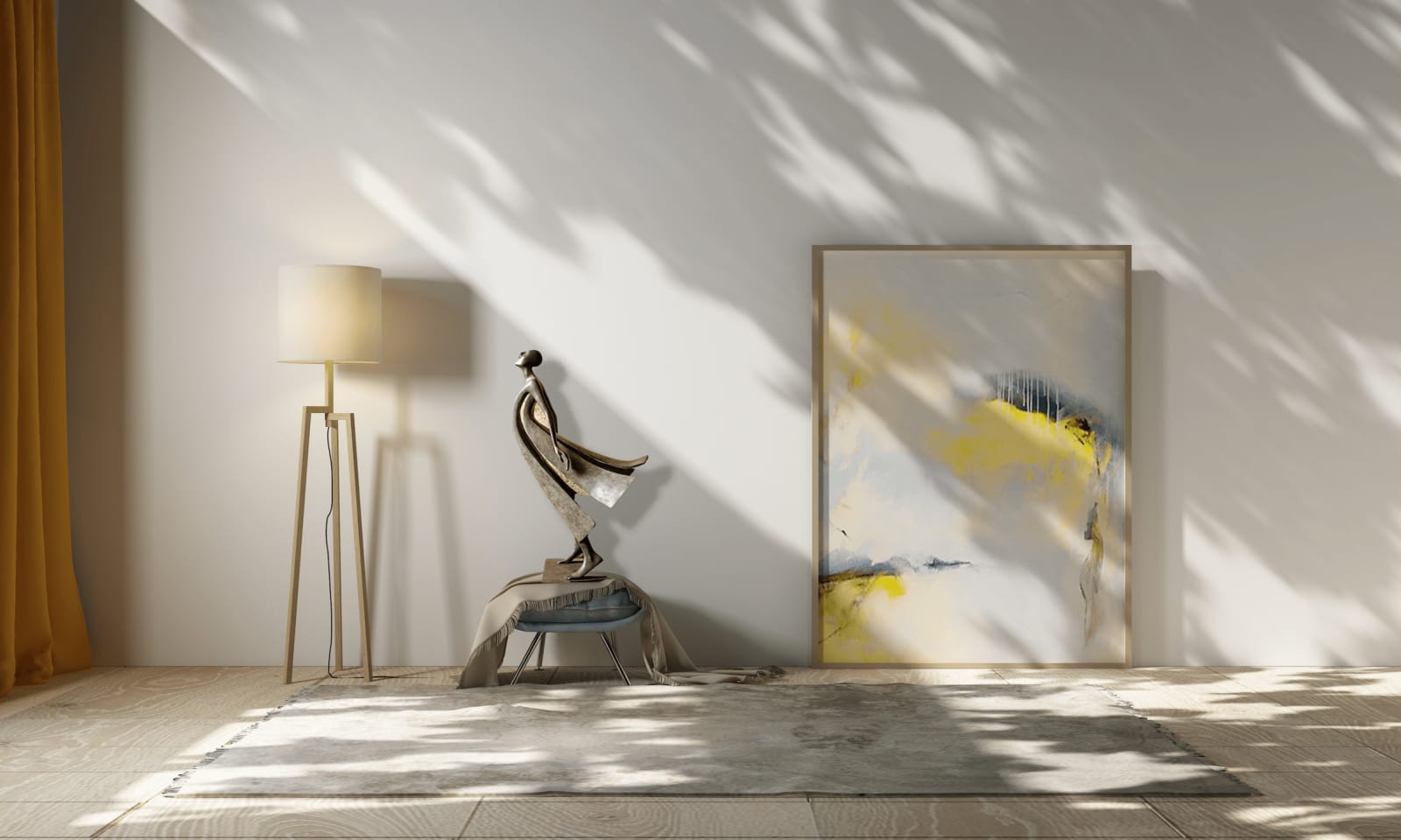 belofte nieuwe hedendaagse sculptuur van Isabel Miramonte bronzen sculptuur vrouwensculptuur moedersculptuur een vrouw in de wind voor een zee Art Yi-galerij Brusselse kunstgalerij