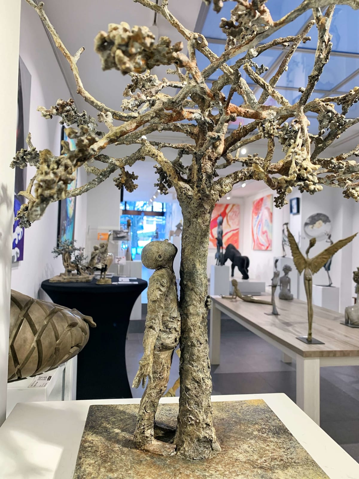 Lieven d'Haese, Conversation with a tree after a night out in spring, 2024