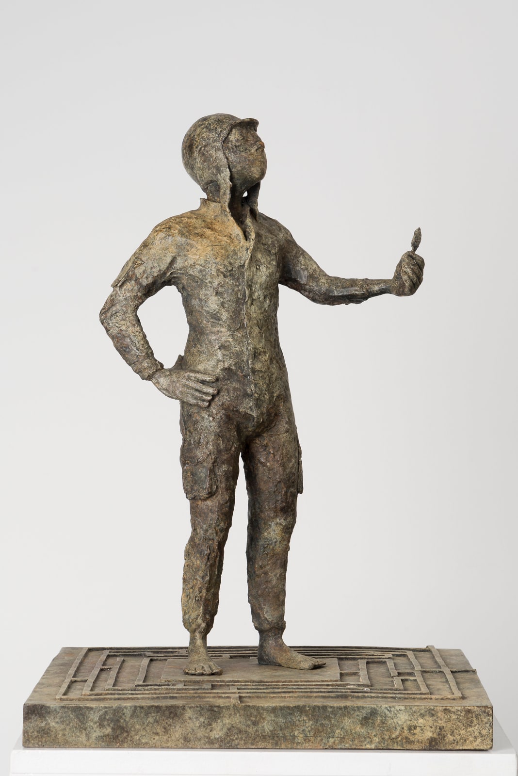 Labyrinthe lieven d'haese sculpture contemporaine en bronze sculpture de jardin art design de jardin Art Yi enfant sculpture rêve d'enfance galerie d'art à bruxelles