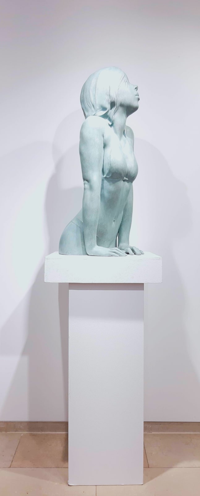 De manier waarop ik groei Marc de Corte zwemmende vrouw sculptuur zwem sculptuur zwemmeisje sculptuur sculptuur tuin sculptuur bronzen sculptuur hedendaagse sculptuur Kunst Yi galerie Brusselse kunstgalerie