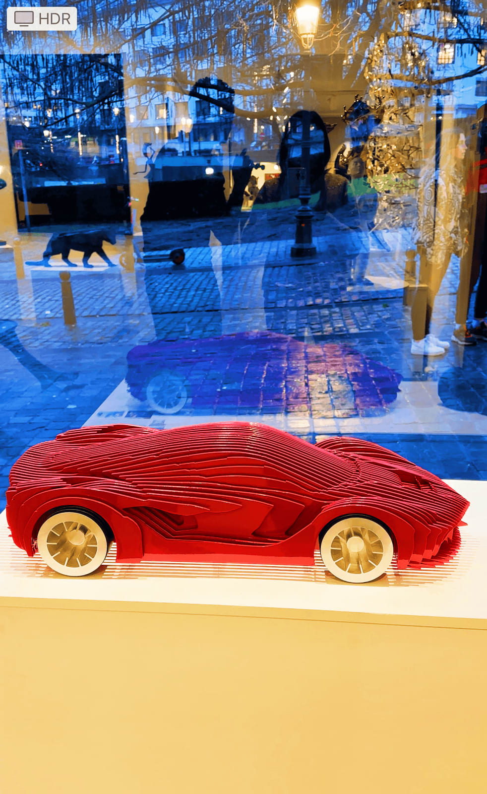 la ferra red ferrari contemporary car sculpture luxury car collection model metal art jean paul kala