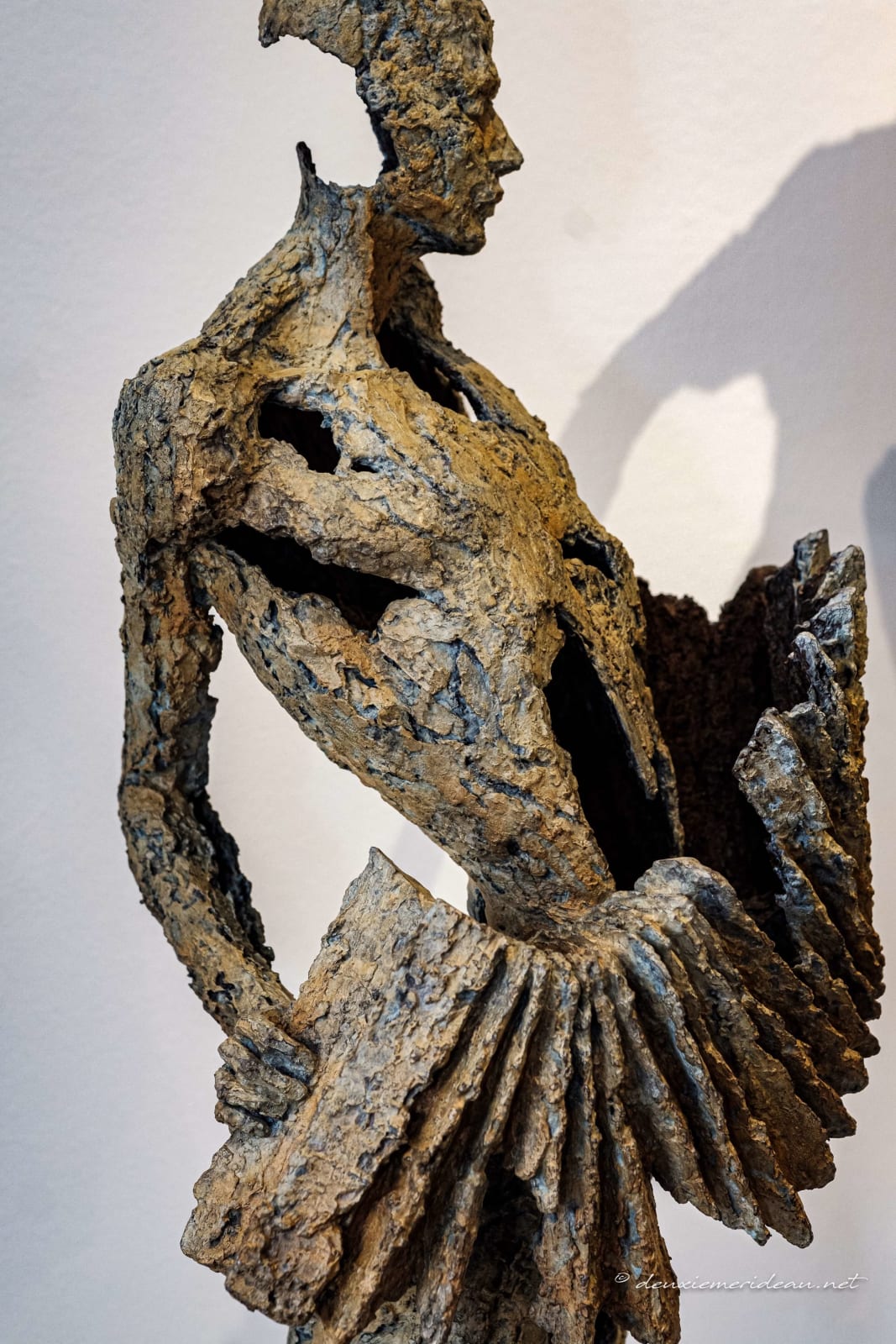 concert musician bronze contemporary sculpture jacques van den abeele art gallery brussels