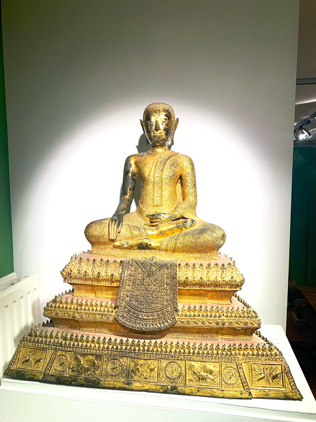 Bangkok Boeddhabeeld Ratanakosin Thailand Boeddha Aziatische Antiquea Gouden Boeddha Bronzen Boeddha art yi brusselse kunstgalerij