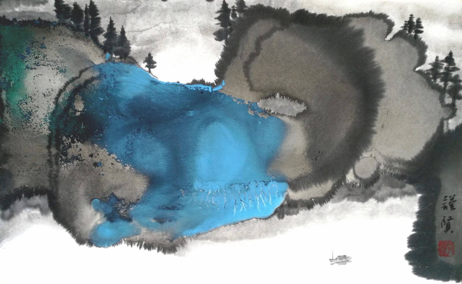 ZHANG Jinxian 张谨贤, Fairy on the waterfront 临江仙 , 2018