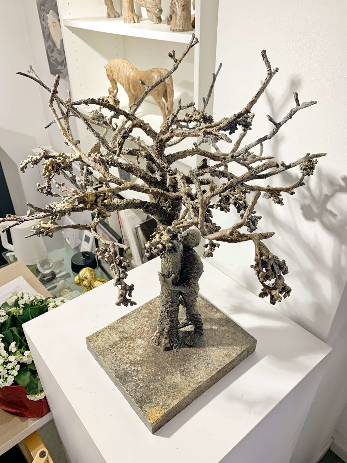 Lieven d'Haese, Conversation with a tree after a night out in spring, 2024