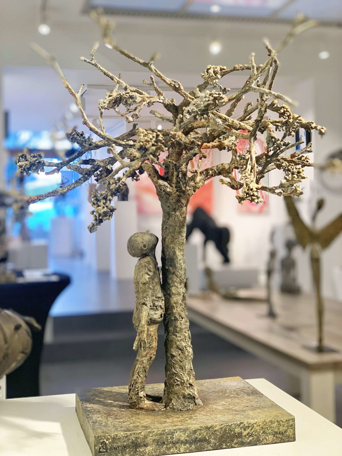 Lieven d'Haese, Conversation with a tree after a night out in spring, 2024